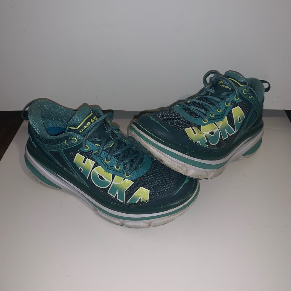 Hoka One One Bondi 4 Women’s Running Shoes Green